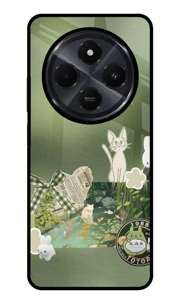 Aesthetic anime Redmi 14C 5G Glass Case