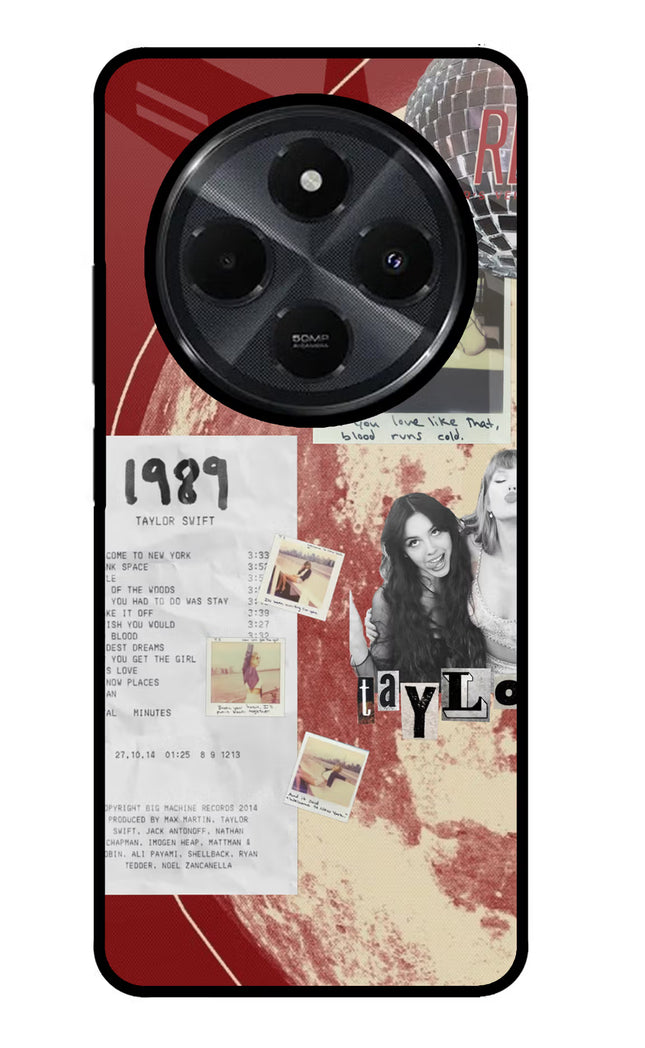 Taylor Swift Redmi 14C 5G Glass Case