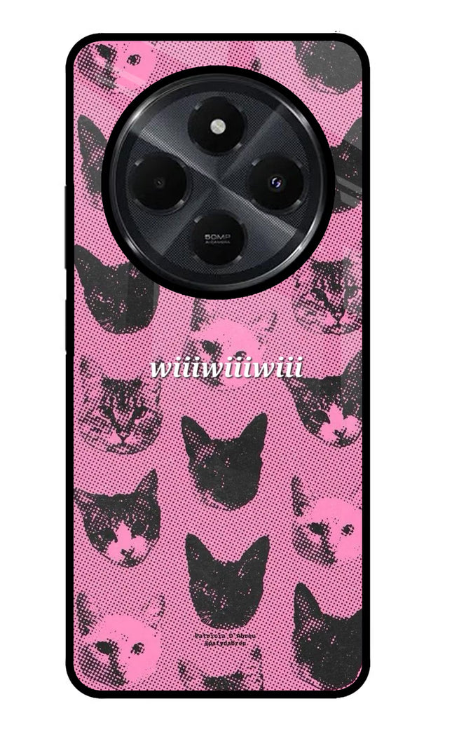 Pink Cats Redmi 14C 5G Glass Case