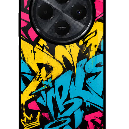 Graffiti Vibe Redmi 14C 5G Glass Case