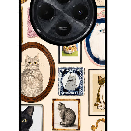 Mirror Cats Redmi 14C 5G Glass Case