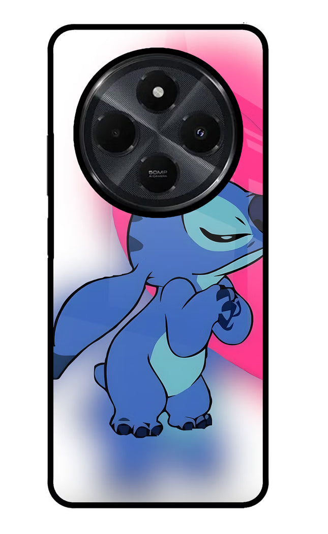 Stitch Hug Redmi 14C 5G Glass Case