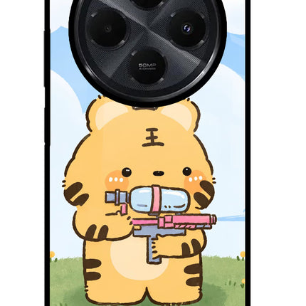 Tiger Treat Redmi 14C 5G Glass Case