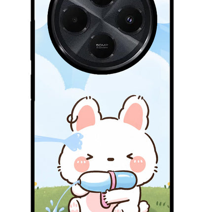 Bunny Treat Redmi 14C 5G Glass Case