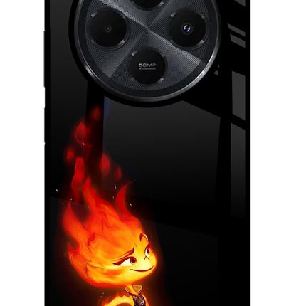 Ember Flame Redmi 14C 5G Glass Case