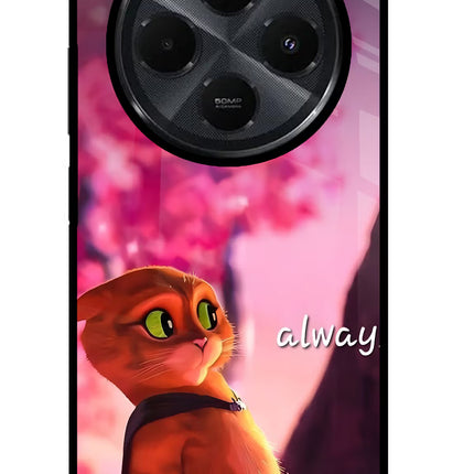 Always Cat Redmi 14C 5G Glass Case