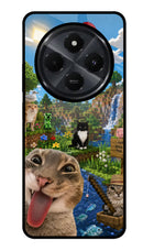 Minecraft Cat Chaos Redmi 14C 5G Glass Case