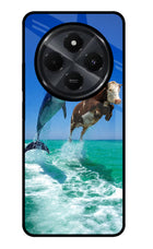 Dolphin vs Cow Redmi 14C 5G Glass Case