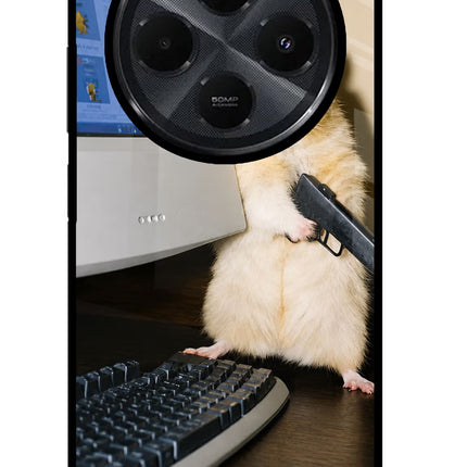 Hacker Hamster Redmi 14C 5G Glass Case