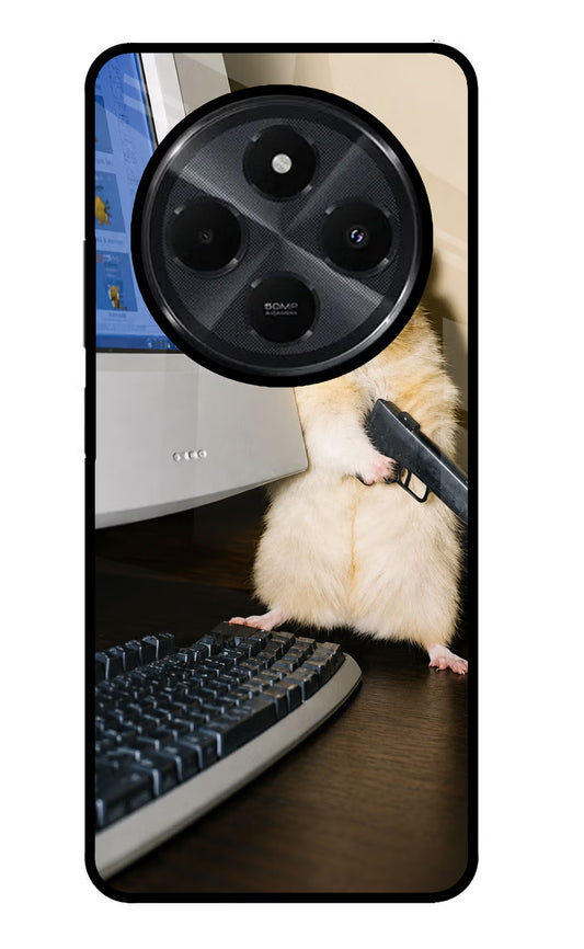 Hacker Hamster Redmi 14C 5G Glass Case