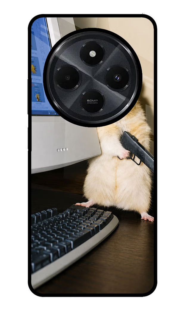 Hacker Hamster Redmi 14C 5G Glass Case
