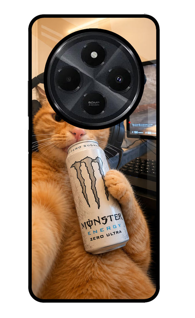 Gamer Cat Energy Redmi 14C 5G Glass Case