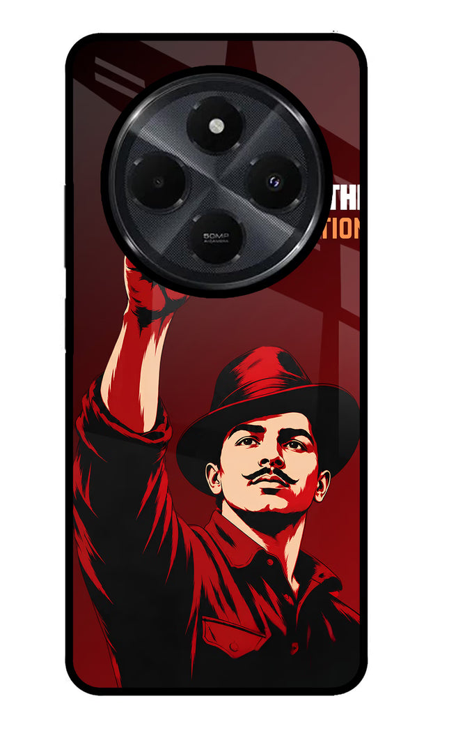 Bhagat Singh Revolution Redmi 14C 5G Glass Case