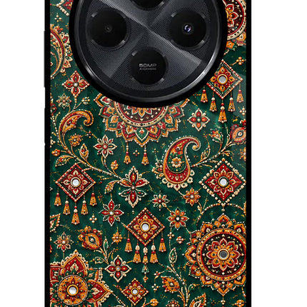 Green Pataka Redmi 14C 5G Glass Case