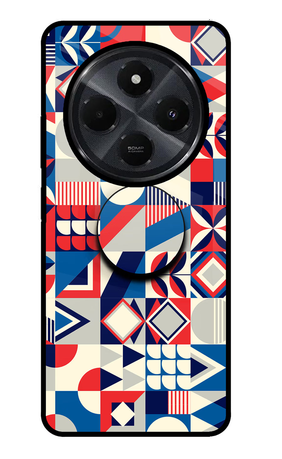 Colorful Pattern Redmi 14C 5G Pop Case, Metal case