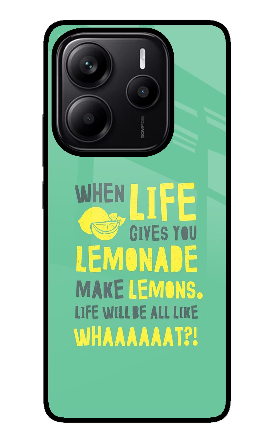 Quote Redmi Note 14 5G Glass Case Back Cover by Casekaro