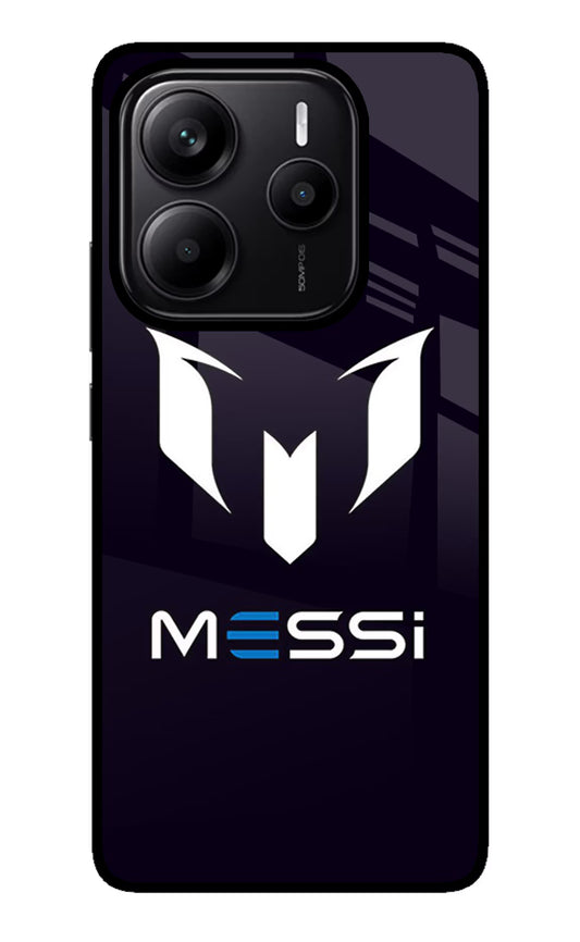 Messi Logo Redmi Note 14 5G Glass Case