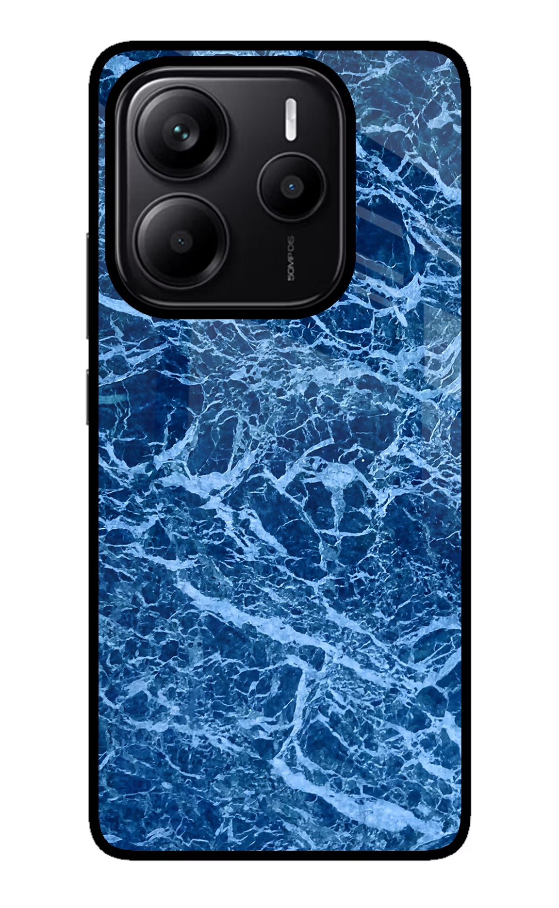 Blue Marble Redmi Note 14 5G Glass Case