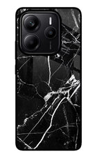 Black Marble Pattern Redmi Note 14 5G Glass Case