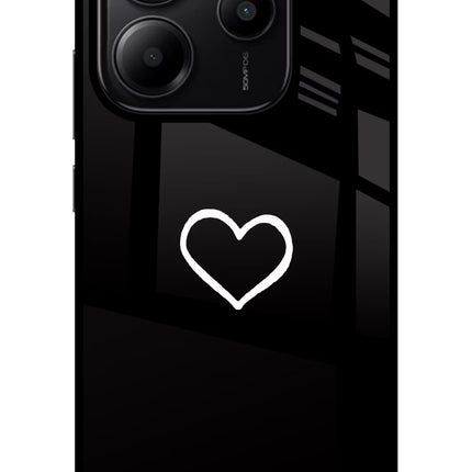Heart Redmi Note 14 5G Glass Case