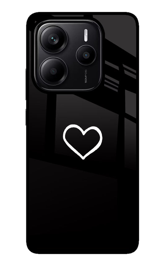 Heart Redmi Note 14 5G Glass Case