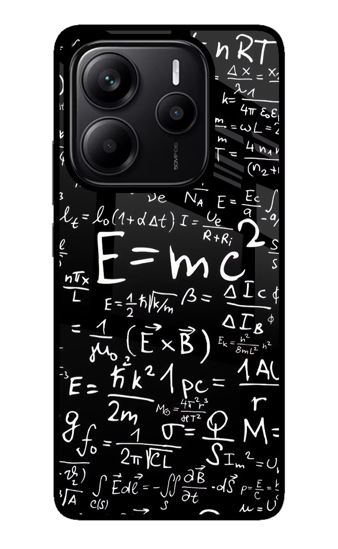 Physics Formula Redmi Note 14 5G Glass Case Back Cover by Casekaro