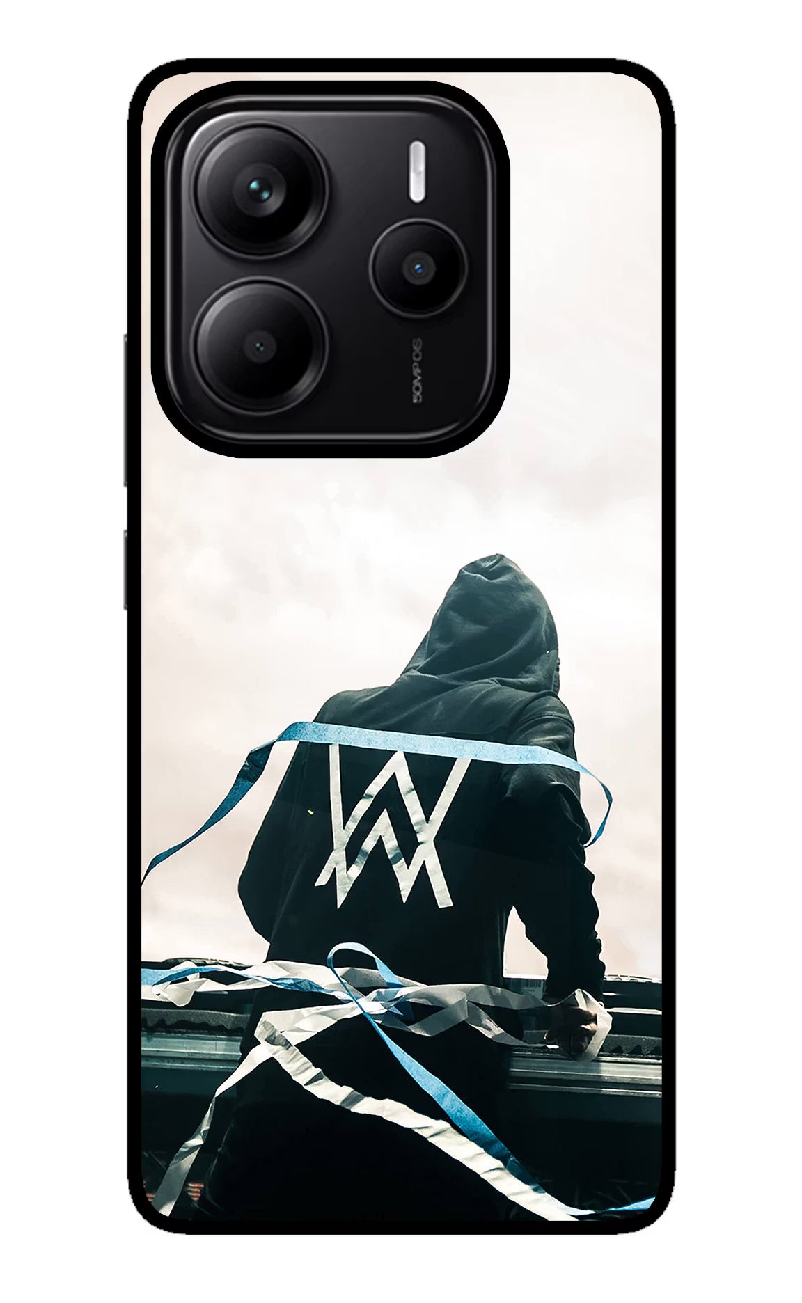 Alan Walker Redmi Note 14 5G Glass Case Back Cover by Casekaro