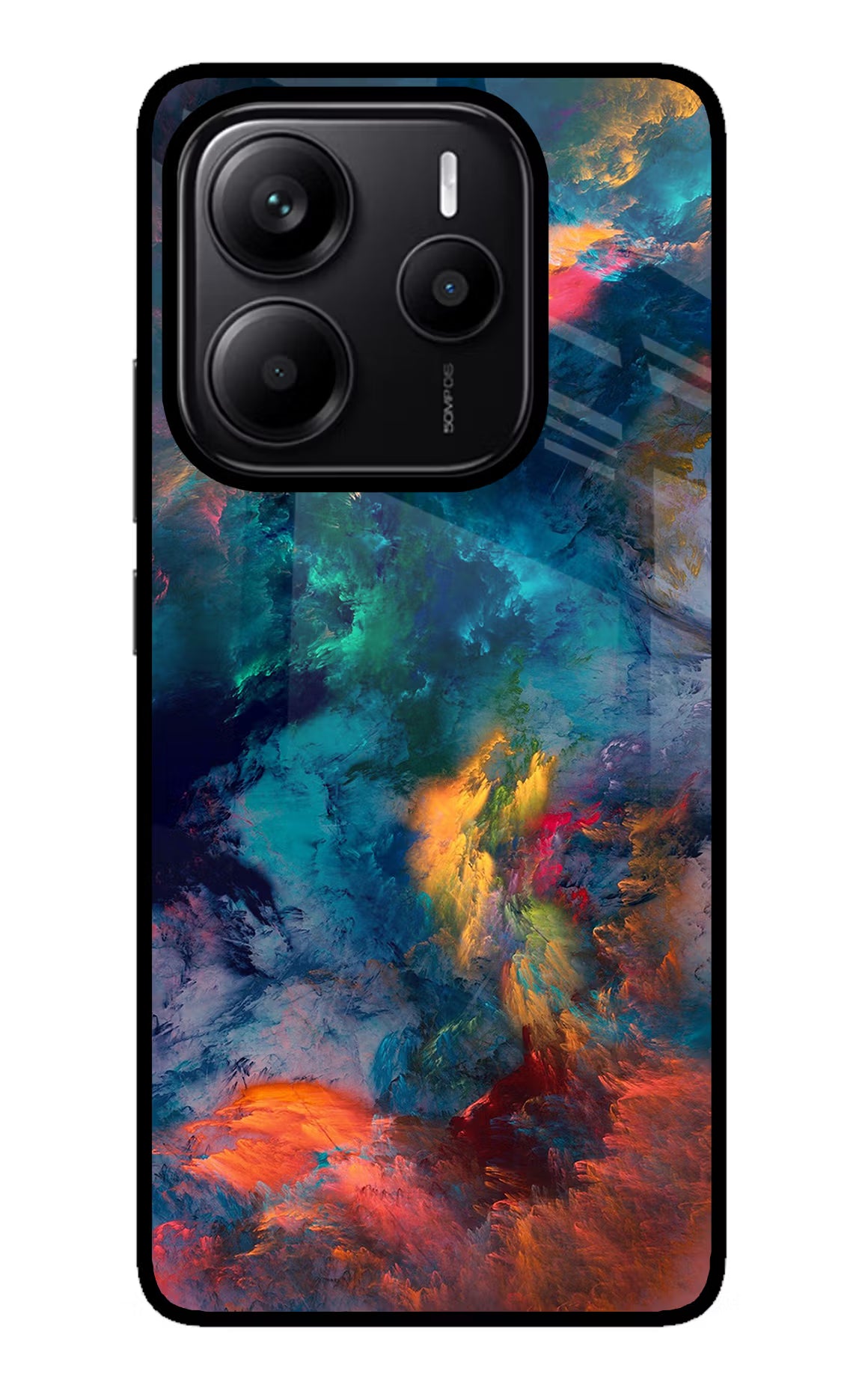 Artwork Paint Redmi Note 14 5G Glass Case Back Cover by Casekaro