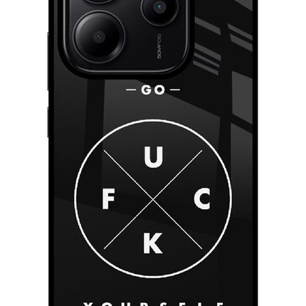Go Fuck Yourself Redmi Note 14 5G Glass Case
