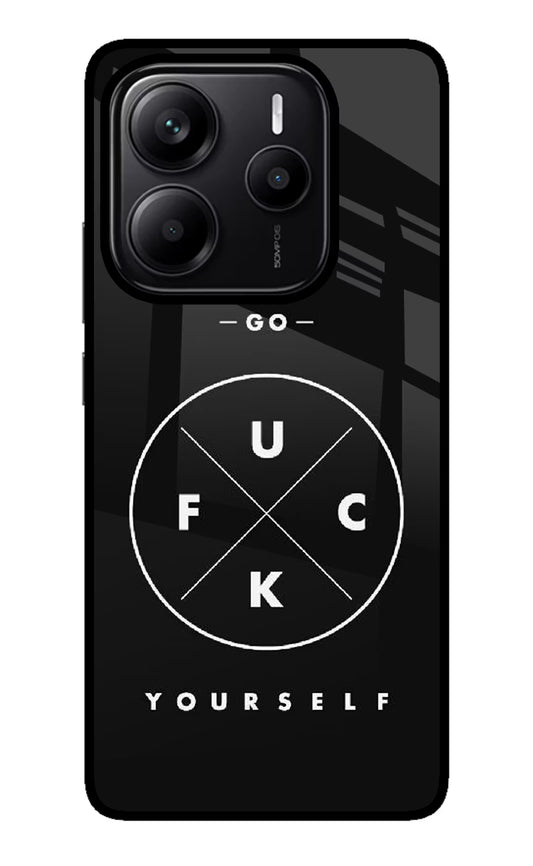 Go Fuck Yourself Redmi Note 14 5G Glass Case