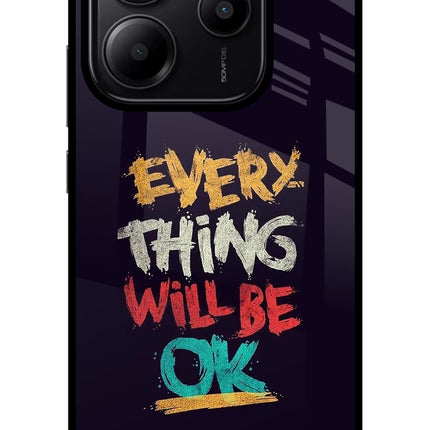 Everything Will Be Ok Redmi Note 14 5G Glass Case