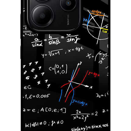 Mathematics Formula Redmi Note 14 5G Glass Case