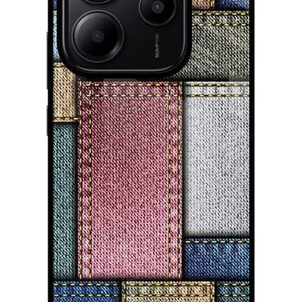 Multicolor Jeans Redmi Note 14 5G Glass Case