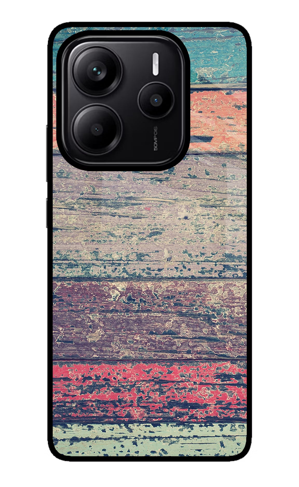 Colourful Wall Redmi Note 14 5G Glass Case Back Cover by Casekaro