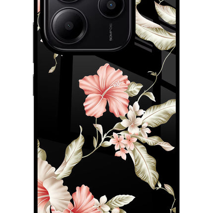 Flowers Redmi Note 14 5G Glass Case