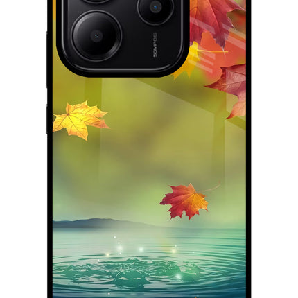 Flowers Redmi Note 14 5G Glass Case