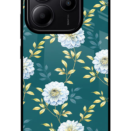 Flowers Redmi Note 14 5G Glass Case