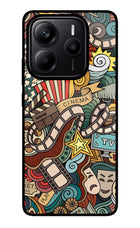 Cinema Abstract Redmi Note 14 5G Glass Case