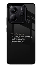 Life Motto Code Redmi Note 14 5G Glass Case