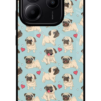 Pug Dog Redmi Note 14 5G Glass Case