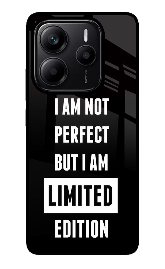 I Am Not Perfect But I Am Limited Edition Redmi Note 14 5G Glass Case