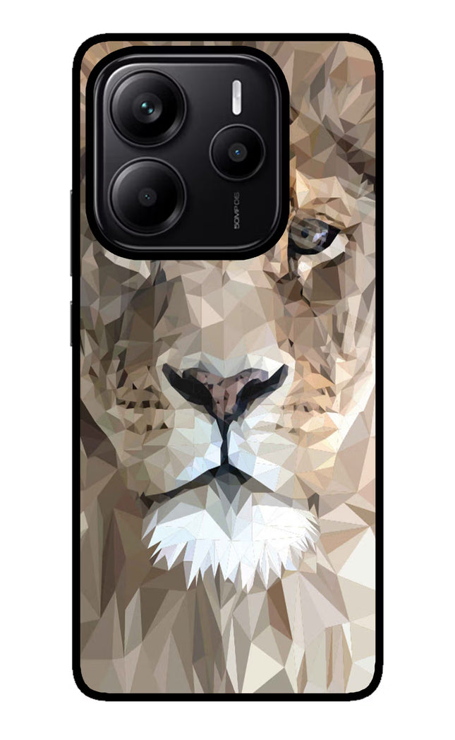 Lion Art Redmi Note 14 5G Glass Case