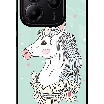 Unicorn Wallpaper Redmi Note 14 5G Glass Case