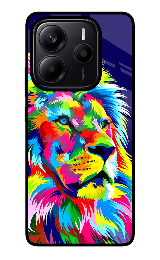 Vector Art Lion Redmi Note 14 5G Glass Case