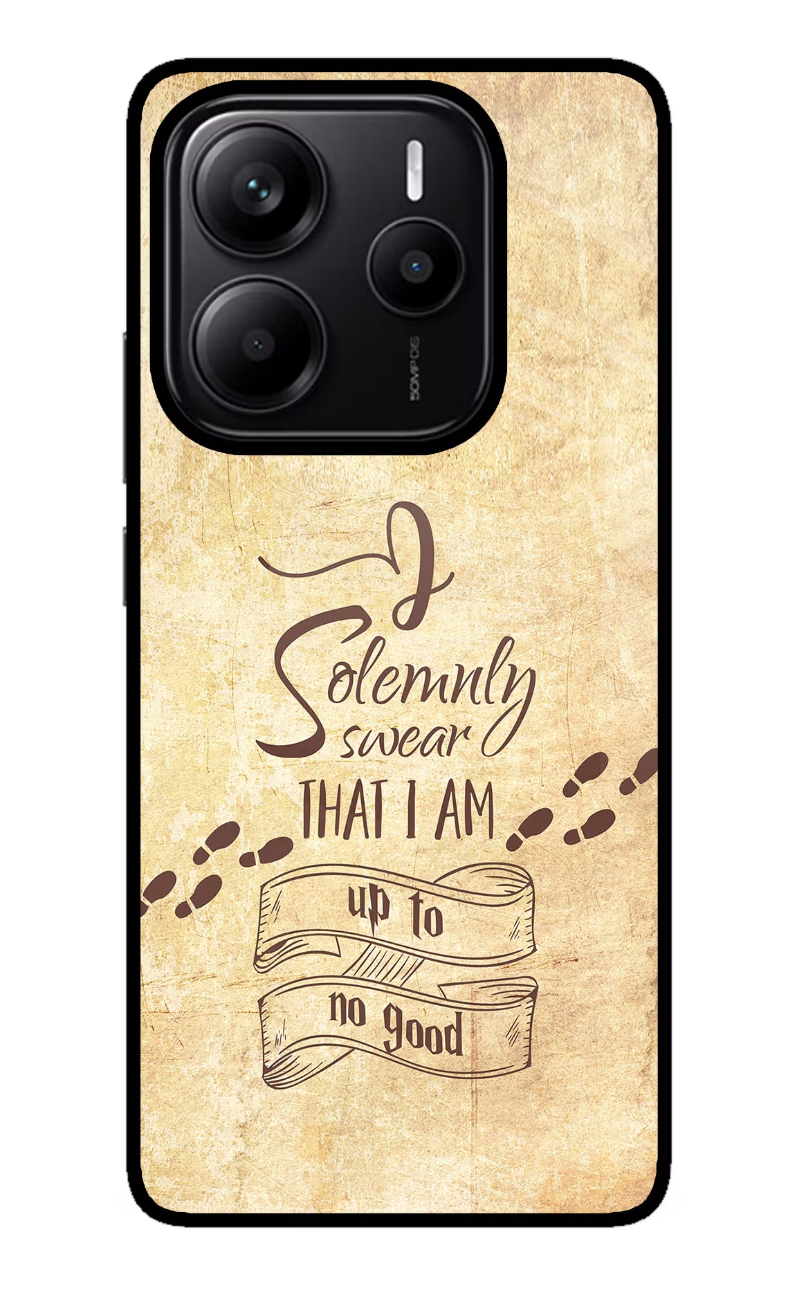 I Solemnly swear that i up to no good Redmi Note 14 5G Glass Case