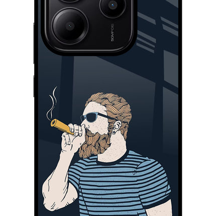 Smoking Redmi Note 14 5G Glass Case