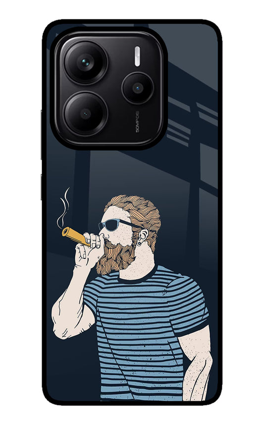 Smoking Redmi Note 14 5G Glass Case