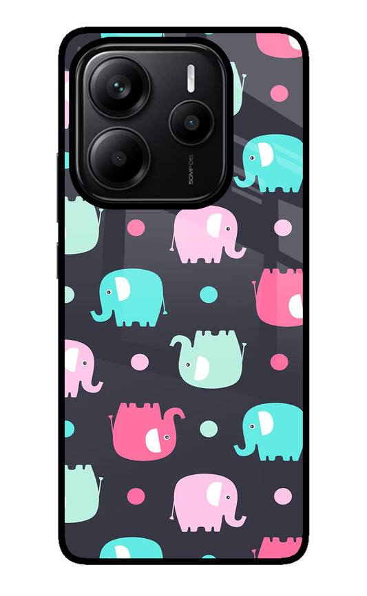 Elephants Redmi Note 14 5G Glass Case