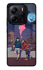 Chilling Couple Redmi Note 14 5G Glass Case