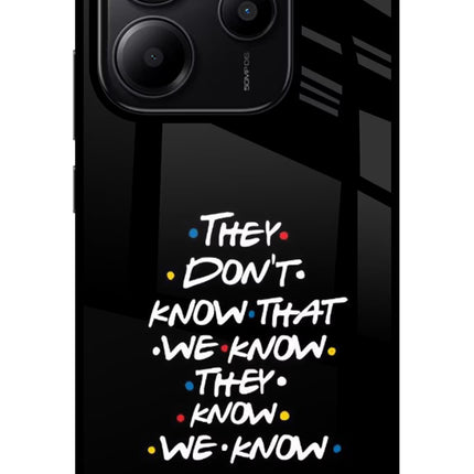 FRIENDS Dialogue Redmi Note 14 5G Glass Case